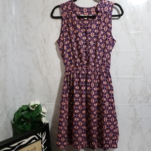 41 Hawthorn Pink/Blue Sleeveless Dress (S)